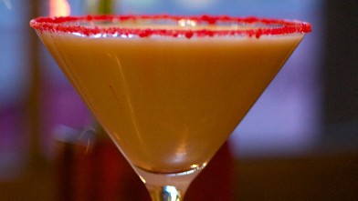 PHOTO: Justin Bogle and Patrick Cappiello's white chocolate and cinnamon martini is shown here.