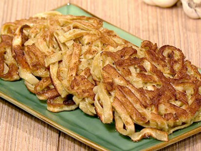 PHOTO: Mario Batalis tagliatelle pancakes are shown here.