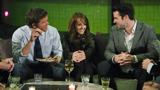 PHOTO: Some of the men are reticent about making jokes at Ashleys expense, but William decides to go for it, with disastrous results, bringing the Bachelorette to tears.