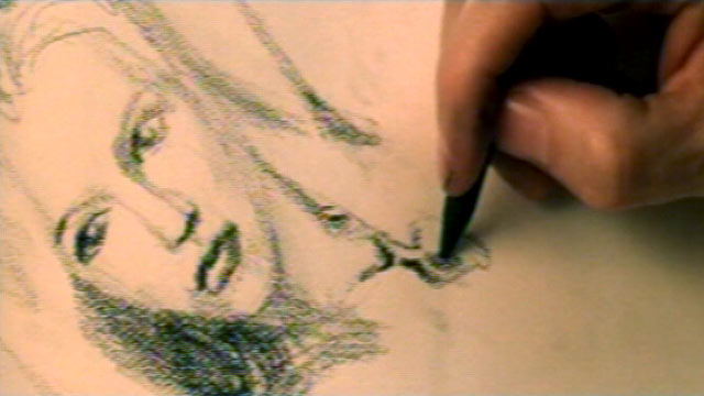 PHOTO: Shown here is a portrait sketch of Kate Winslets character Rose in the 1997 blockbuster film Titanic.