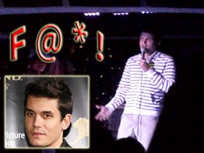 VIDEO: John Mayer curses on cruise ship.