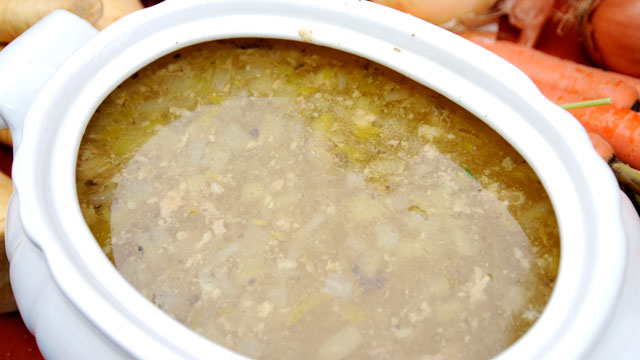 PHOTO: Sandra Lee's turkey soup is shown here.