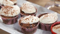 Elmo's Red Velvet Cupcakes.