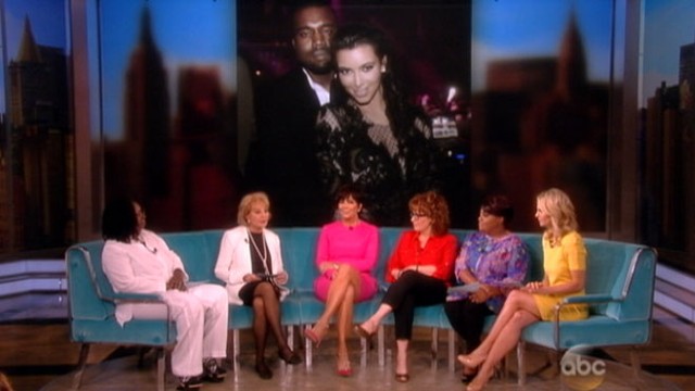VIDEO: Kim Kardashians mom tells "The View" she loves her granddaughters name.