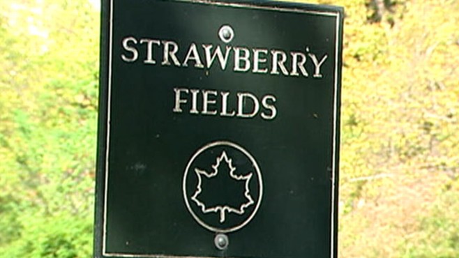 strawberry fields central park map. VIDEO: Strawberry Fields in