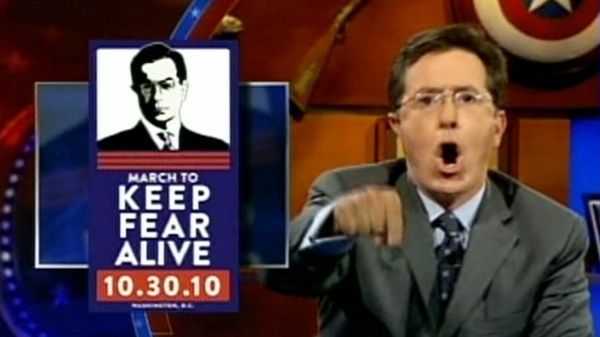 VIDEO: Jon Stewart and Stephen Colbert have fun at the expense of Glenn Becks rallies.