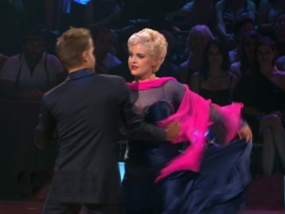 VIDEO: Kelly Osbourne appears on Dancing With the Stars.