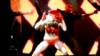 VIDEO: Lady GaGa is hit by a bouquet of flowers during a show in Atlanta.