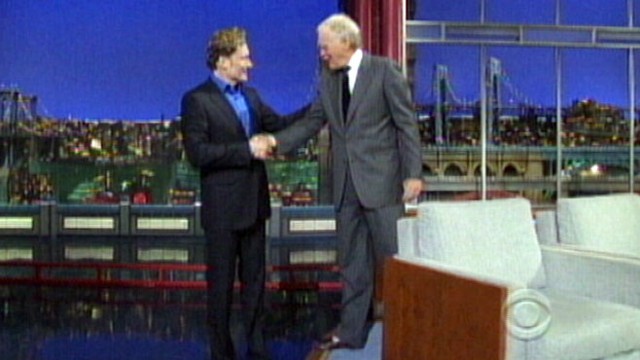 VIDEO: Conan OBrien on David Letterman Show Talks Jay Leno