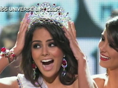 VIDEO: Jimena Navarette is crowned at the Miss Universe 2010 competition in Las Vegas.