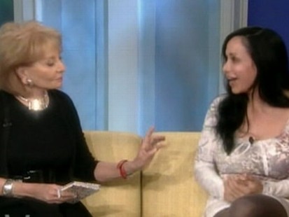 VIDEO: Nadya Suleman breaks out high-pitched laughter while on The View.