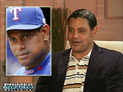 VIDEO: Sammy Sosa says his lighter skin tone comes from a softening cream.