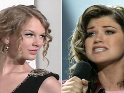 VIDEO: Taylor Swifts Grammy performance sparks a war of words with Kelly Clarkson.