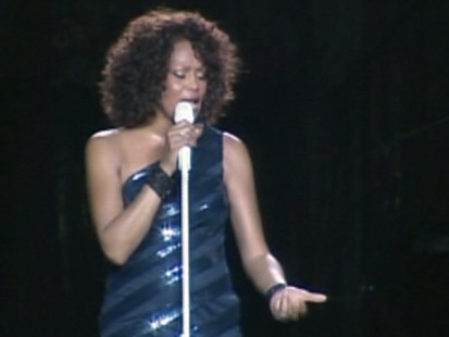 Video: Concert goers leave Whitney Houston show early.