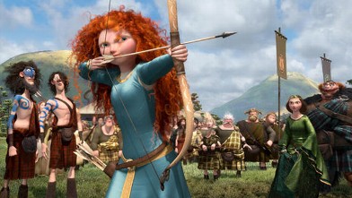 PHOTO: A still from the animated film "Brave" is shown.
