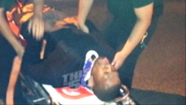 VIDEO: Rapper 50 Cent was injured during a car accident in New York.