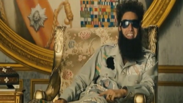 VIDEO: The Academy bars actor from attending Oscars as his "Dictator" character.