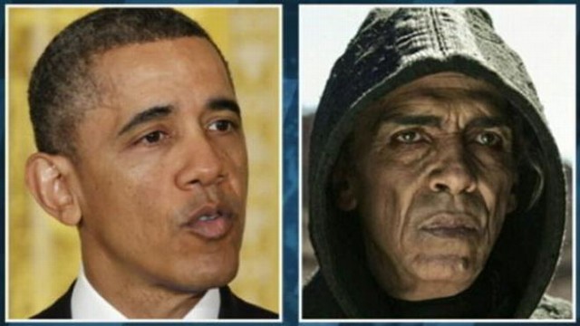 VIDEO: Viewers take to Twitter to comment on History Channel actors resemblance to the president.