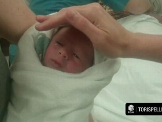 Watch: Tori Spelling Shares Her Son's First Moments