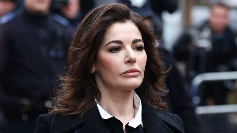 PHOTO: Celebrity chef, Nigella Lawson, arrives at Isleworth Crown Court in London, Wednesday, Dec. 4, 2013. 