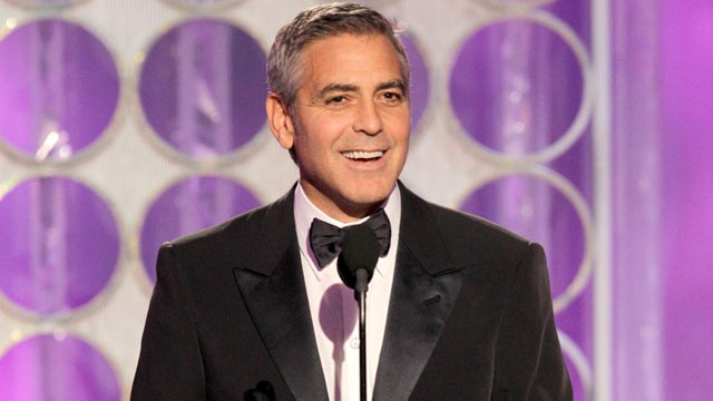 PHOTO: Presenter George Clooney appears during the 69th Annual Golden Globe Awards, Jan. 15, 2012, Los Angeles, Calif.