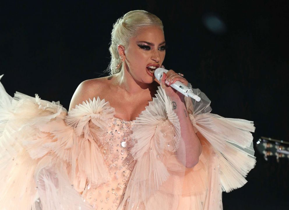 PHOTO: Lady Gaga performs onstage at the 60th annual Grammy Awards at Madison Square Garden on Sunday, Jan. 28, 2018, in New York.