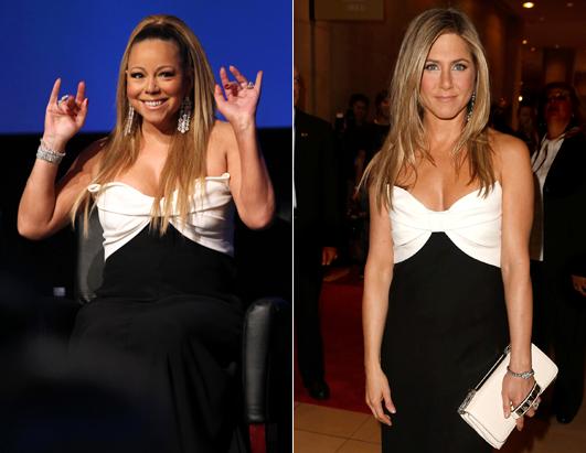 Fashion Faceoff: Mariah Carey vs. Jennifer Aniston