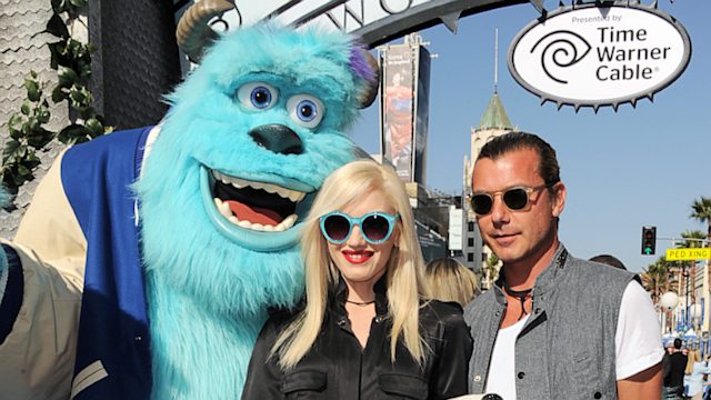 Gwen Stefani, Gavin Rossdale and Kids at Premiere of 'Monsters University'