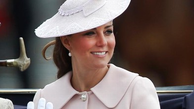 Kate Middleton Looks Radiant in Pink