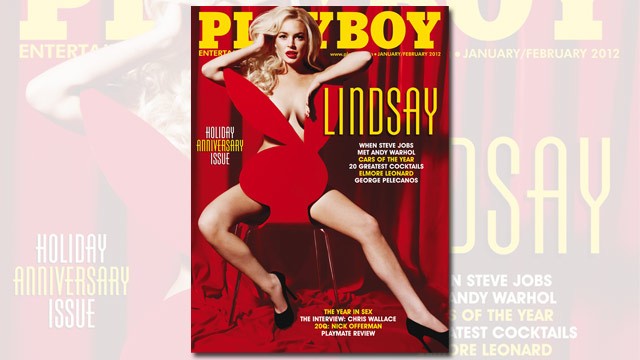 PHOTO: Lindsay Lohan Playboy cover