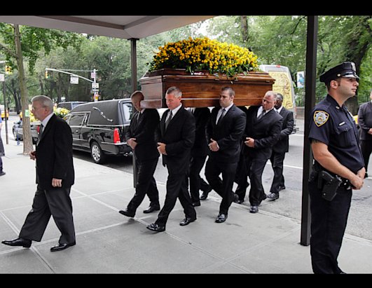 Stars at Funeral Service for Composer Marvin Hamlisch