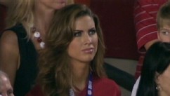 VIDEO: Alabama quarterback's girlfriend sees online popularity grow after being mentioned during BCS game.