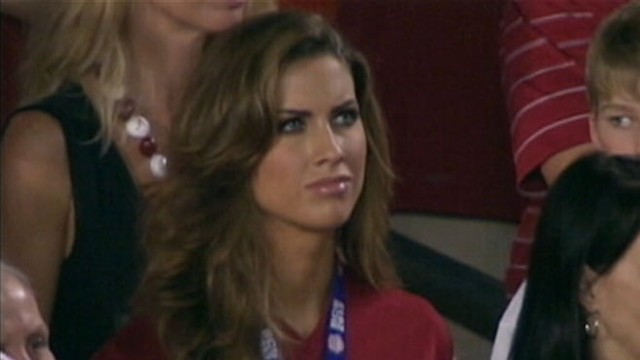 VIDEO: Alabama quarterbacks girlfriend sees online popularity grow after being mentioned during BCS game.