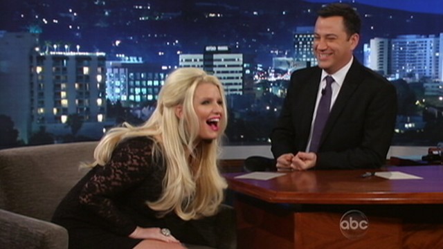 VIDEO: Jessica Simpson accidentally mentioned the sex of her unborn child during pregnancy chat.