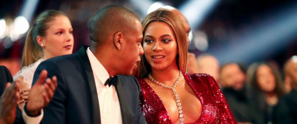 PHOTO: Jay-Z and singer Beyonce during The 59th GRAMMY Awards at STAPLES Center, Feb. 12, 2017, in Los Angeles, Calif.