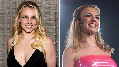PHOTO: Britney Spears in 2012, right, and 1999.