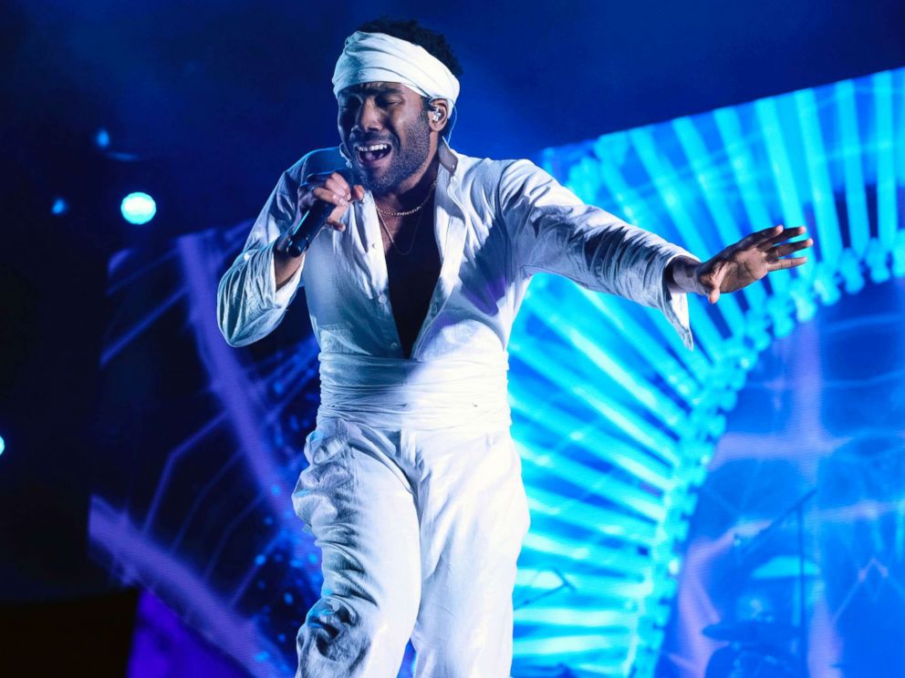 PHOTO: Donald Glover, who goes by the stage name Childish Gambino, performs at the Governors Ball Music Festival in New York, June 3, 2017.