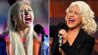 PHOTO: Christina Aguilera in 2012, right, and 1999.