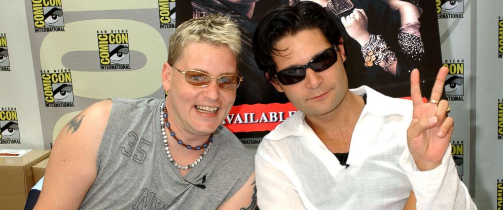 PHOTO: Corey Haim and Corey Feldman at the San Diego Convention Center, July 24, 2004, in San Diego.