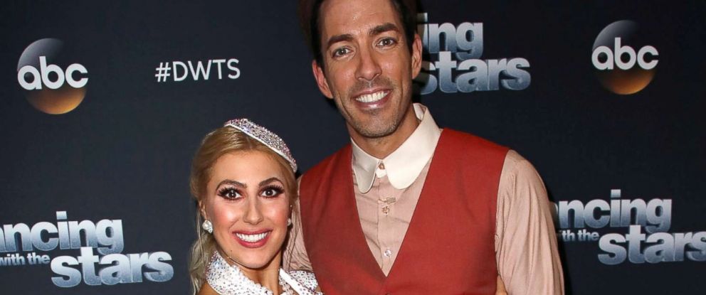 PHOTO: Dancer Emma Slater and TV personality Drew Scott at CBS Televison City, Nov. 20, 2017, in Los Angeles. 