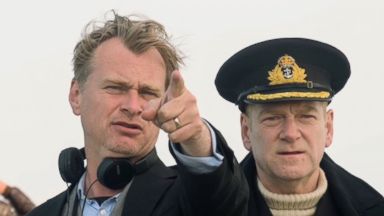 PHOTO: Director Christopher Nolan and Kenneth Branagh on the set of