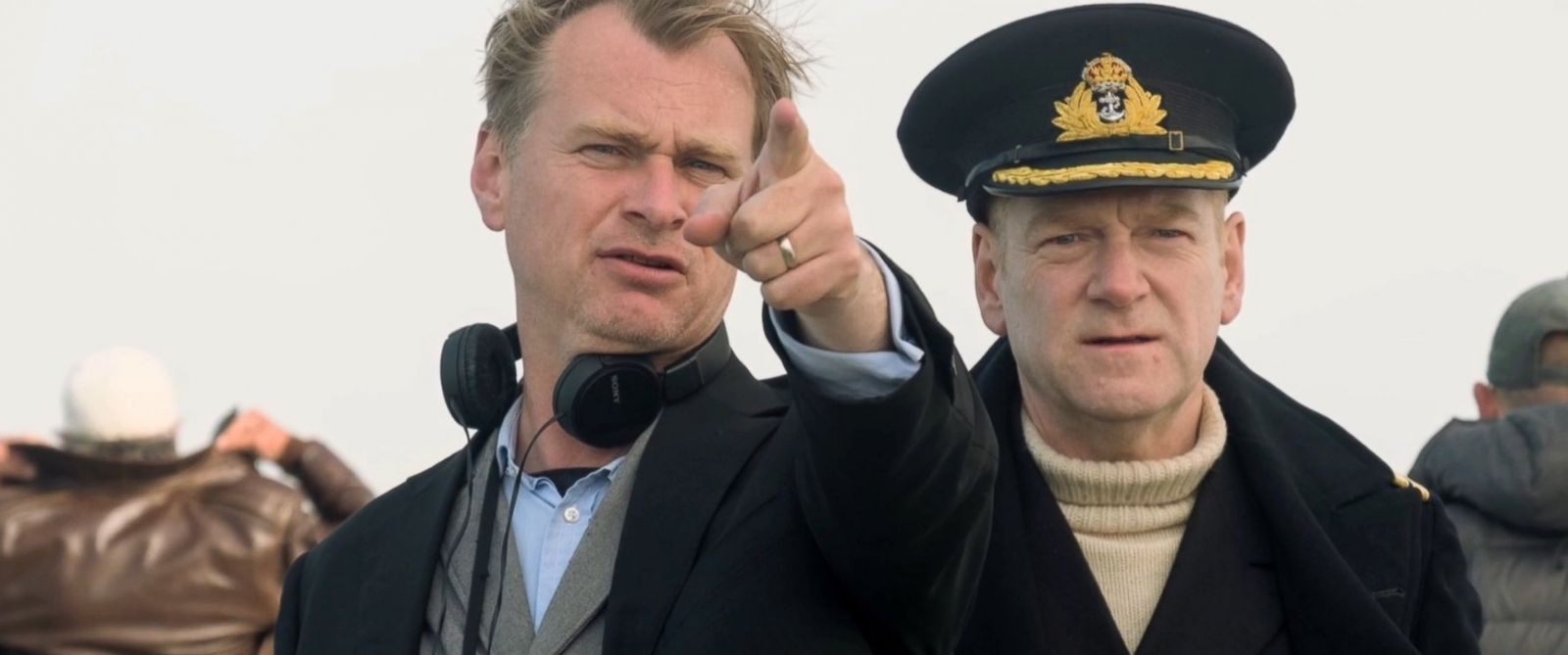 PHOTO: Director Christopher Nolan and Kenneth Branagh on the set of