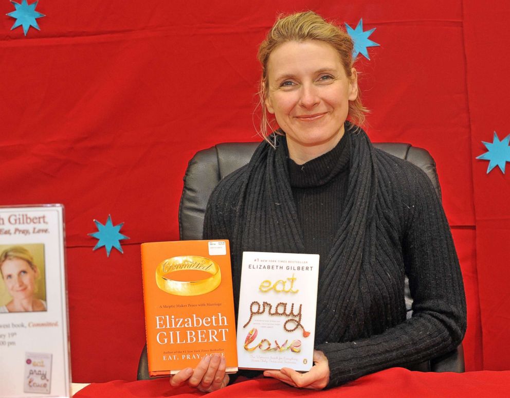 PHOTO: Elizabeth Gilbert author of Eat, Pray, Love promotes her new book Committed at BJs Wholesale on Feb. 19, 2010 in Riverdale, New Jersey. 