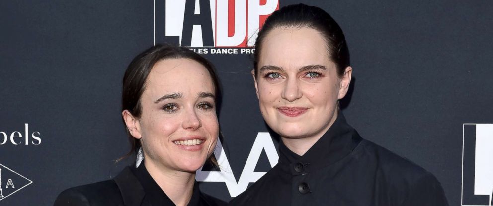 PHOTO: Ellen Page and dancer Emma Portner, right, arrive at the L.A. Dance Projects annual gala at L.A. Dance Project, Oct. 7, 2017, in Los Angeles.