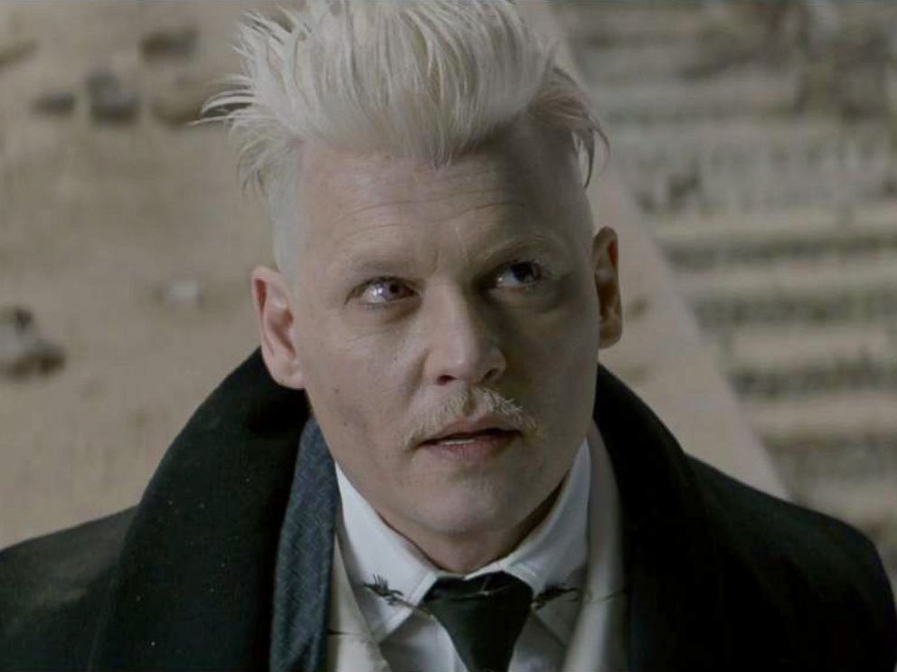 PHOTO: Johnny Depp, as Gellert Grindewald, in a scene from Fantastic Beasts and Where to Find Them.