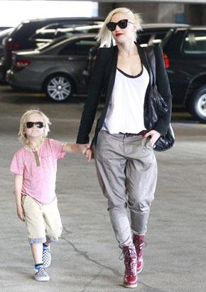 Gwen Stefani and Zuma Stay in the Shades
