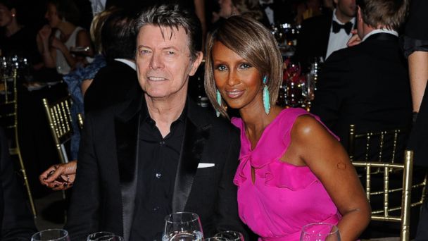 PHOTO: David Bowie and Iman attend the DKMS' 5th Annual Gala: Linked Against Leukemia honoring Rihanna & Michael Clinton hosted by Katharina Harf at Cipriani Wall Street in New York City, April 28, 2011.