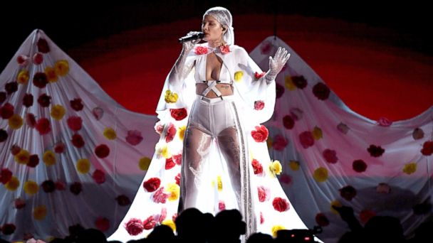 PHOTO: Halsey performs onstage during the 2017 Billboard Music Awards at T-Mobile Arena, May 21, 2017, in Las Vegas, Nevada.