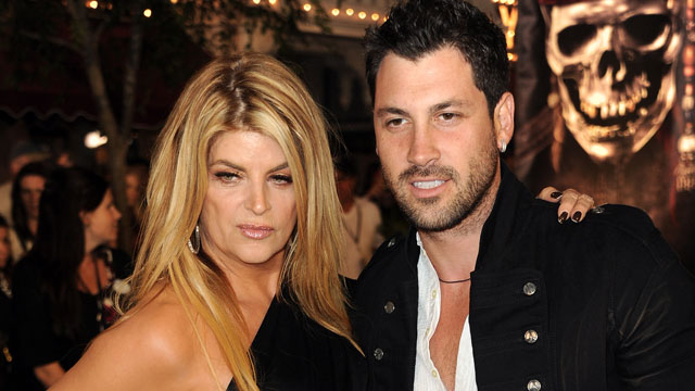 PHOTO: Kirstie Alley strikes a pose with former "Dancing With the Stars" partner Maks Chmerkovskiy.