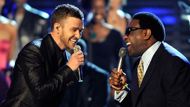PHOTO: Singers Justin Timberlake, left, and Al Green perform during the 51st Annual Grammy Awards held at the Staples Center, Feb. 8, 2009 in Los Angeles.